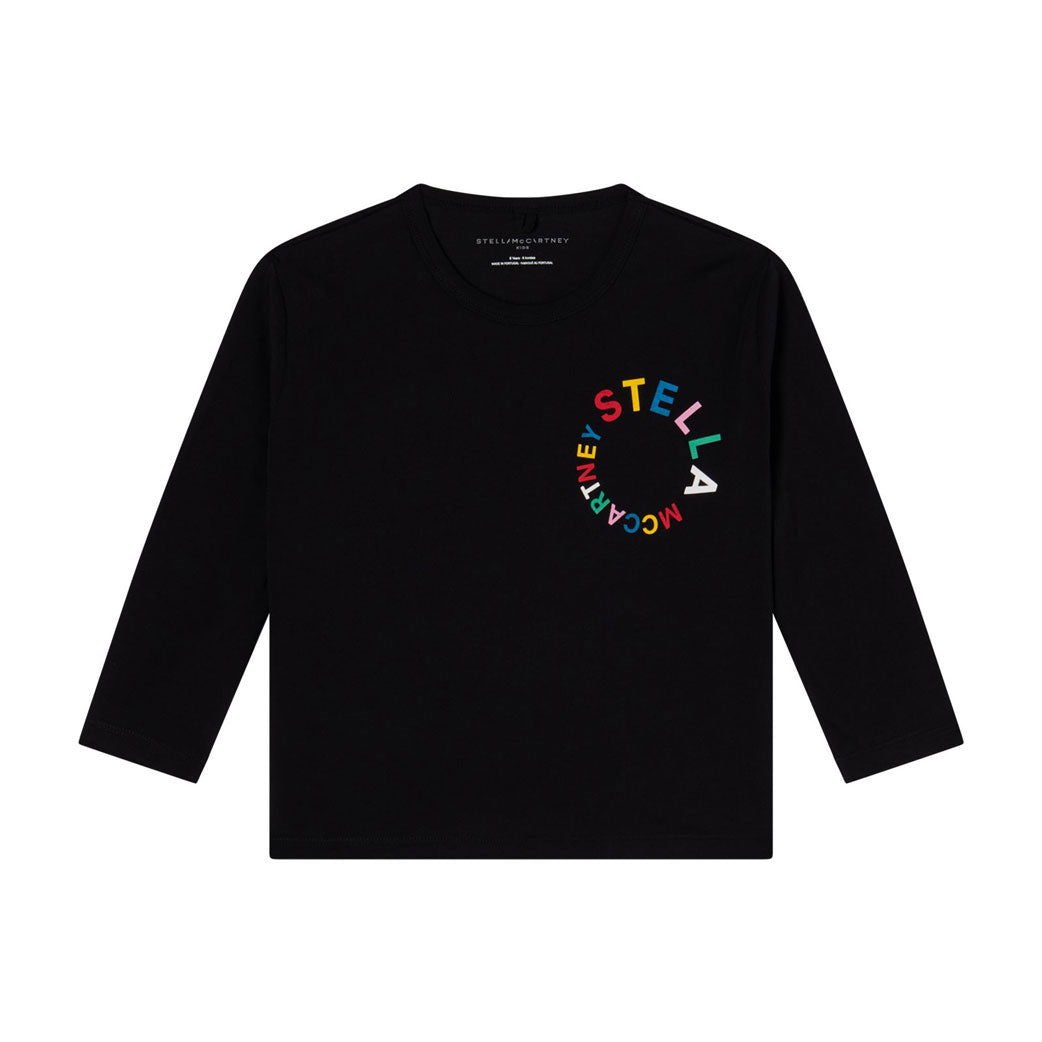Stella Mccartney Black Logo Disc Tee