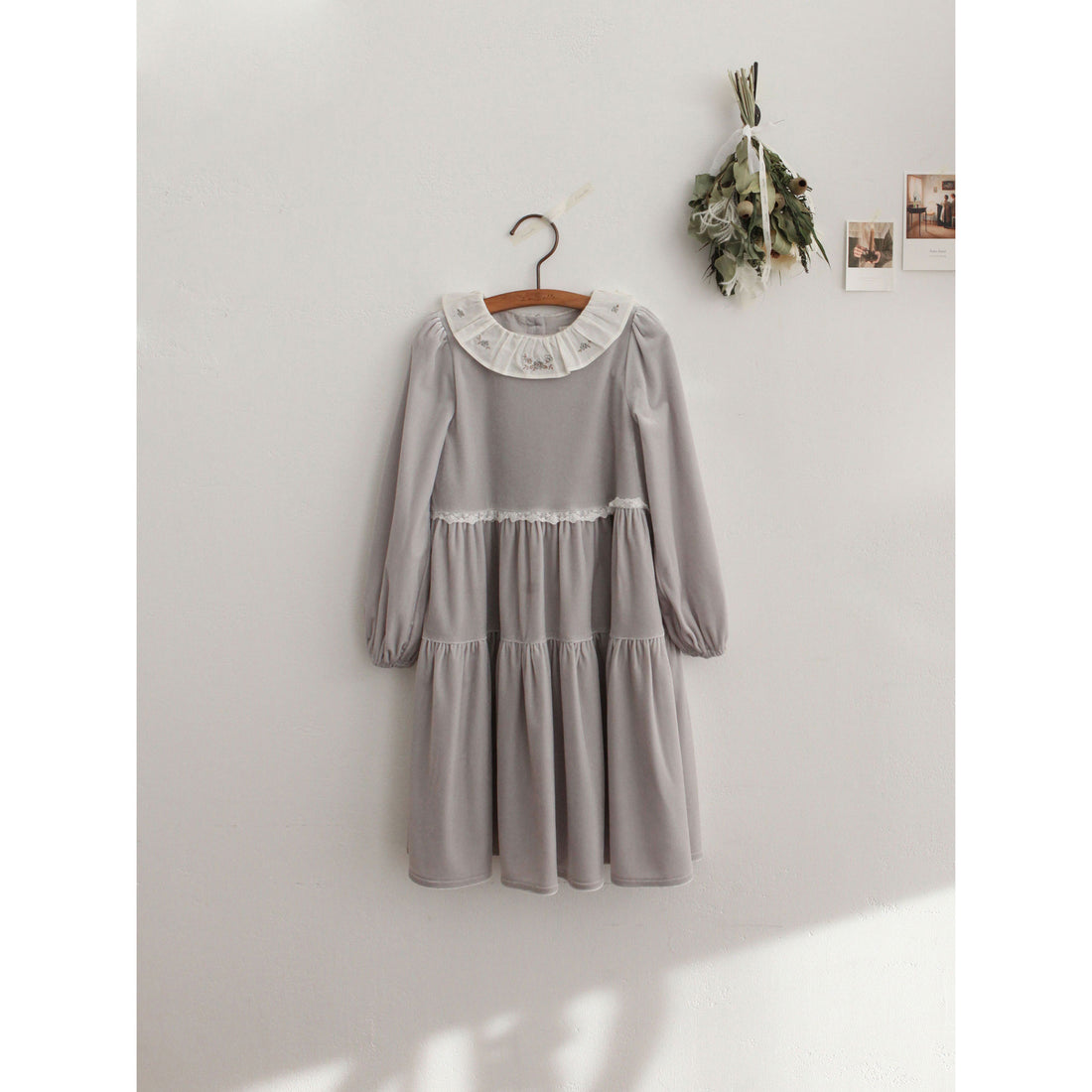 Louisiella Branle Velvet Dress
