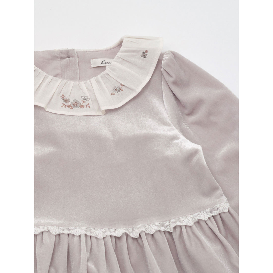 Louisiella Branle Velvet Dress