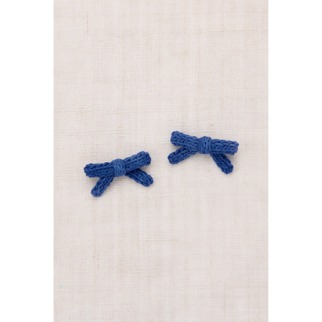 Misha and Puff Blue Ribbon Goldie Bow Set