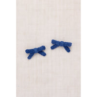 Misha and Puff Blue Ribbon Goldie Bow Set