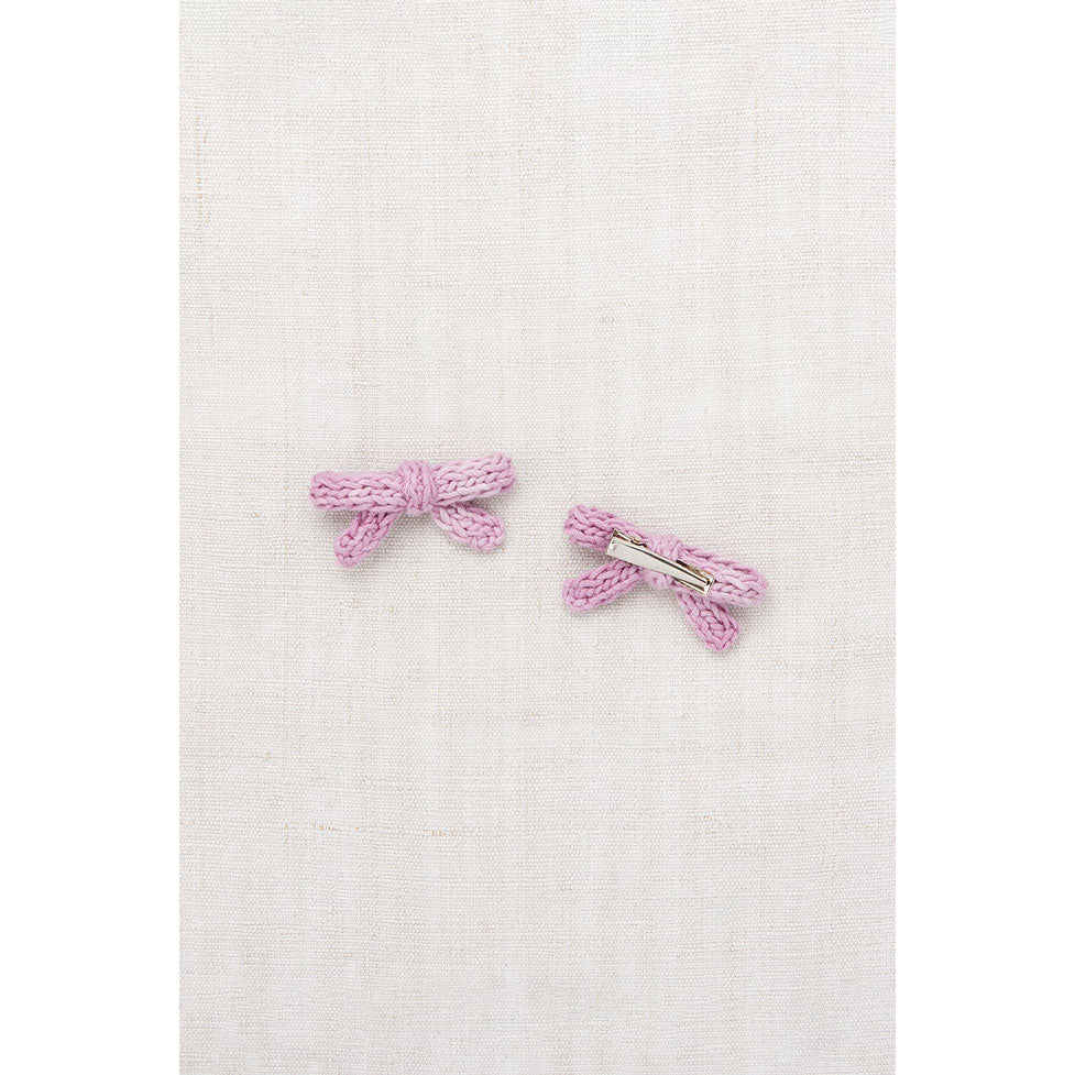 Misha and Puff Hazy Lilac Goldie Bow Set