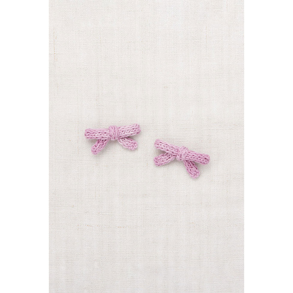Misha and Puff Hazy Lilac Goldie Bow Set