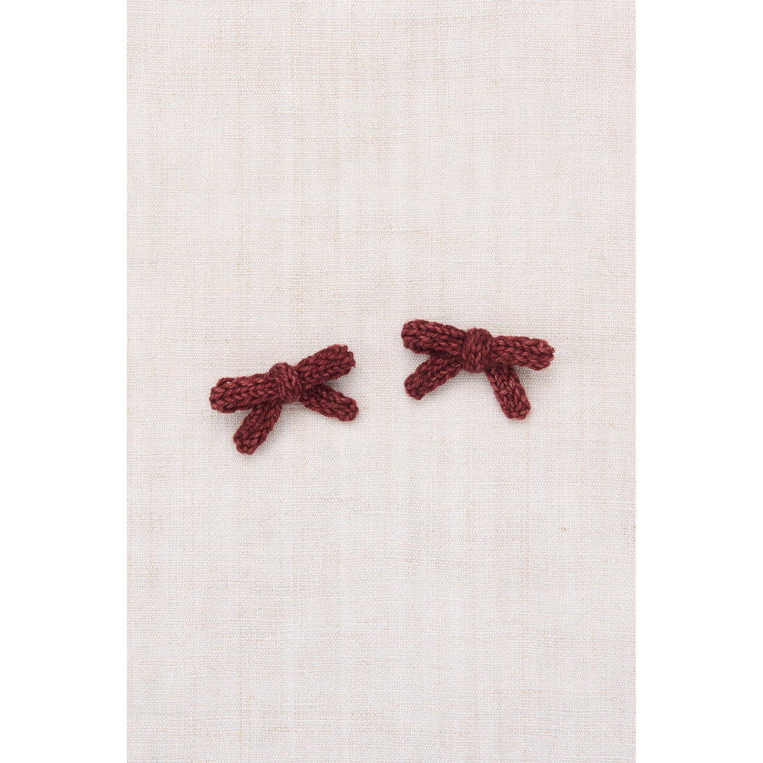 Misha and Puff  Madder Root Goldie Bow Set