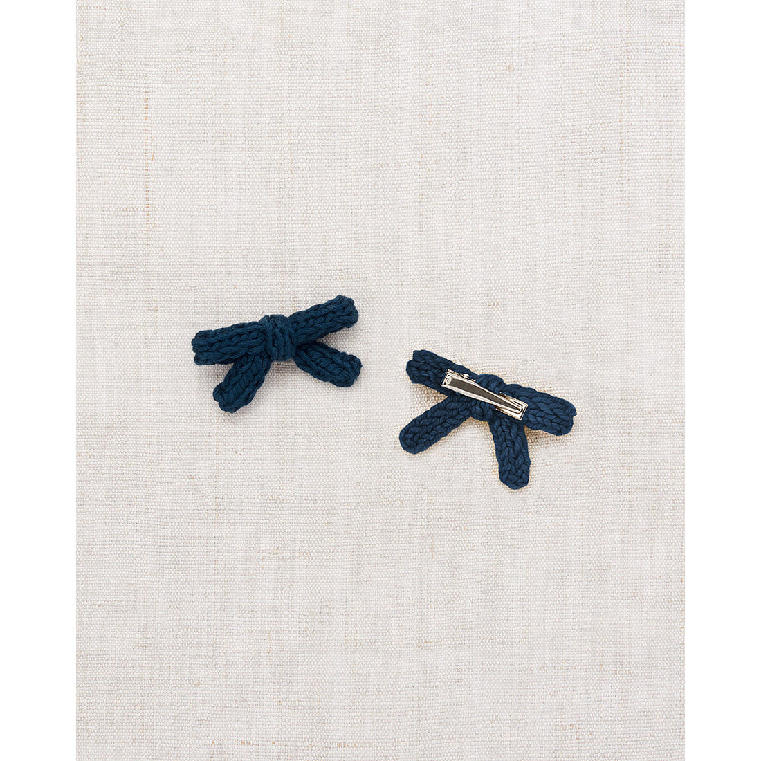 Misha and Puff Marine Blue Goldie Bow Set