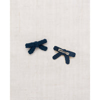 Misha and Puff Marine Blue Goldie Bow Set