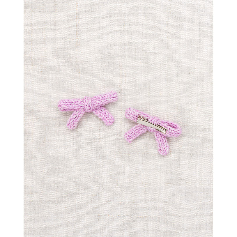 Misha and Puff  Pink Lilac Goldie Bow Set