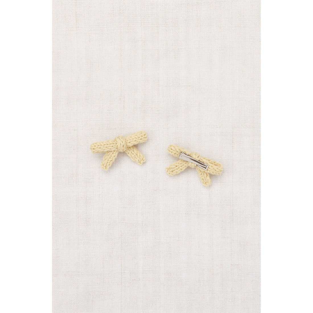 Misha and Puff Raffia Goldie Bow Set