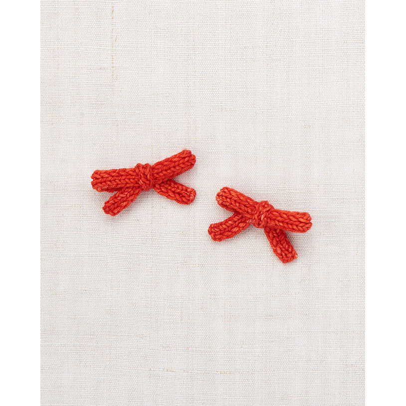 Misha and Puff  Red Flame Goldie Bow Set