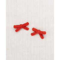 Misha and Puff  Red Flame Goldie Bow Set