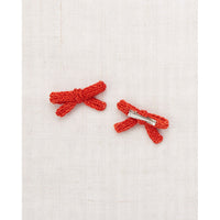 Misha and Puff  Red Flame Goldie Bow Set