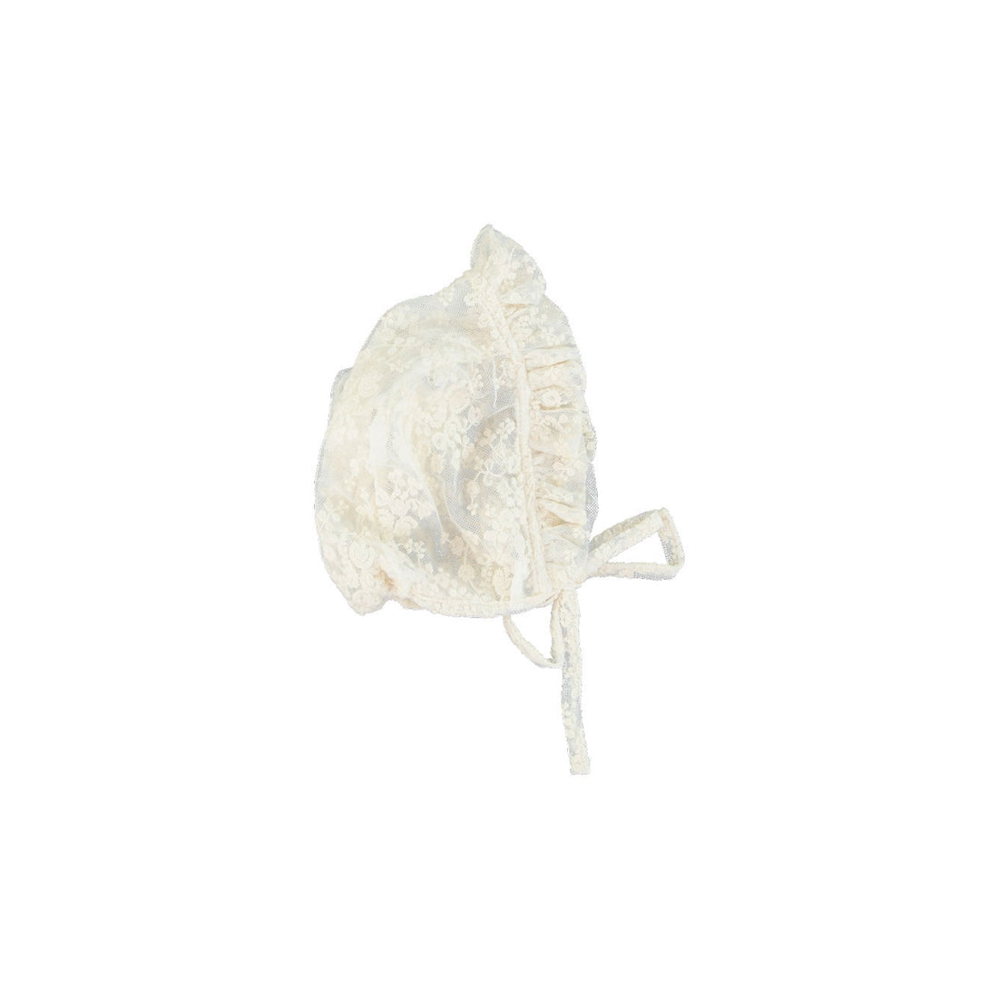 Bebe Organic Antique White Grace Bonnet