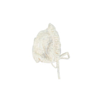 Bebe Organic Antique White Grace Bonnet