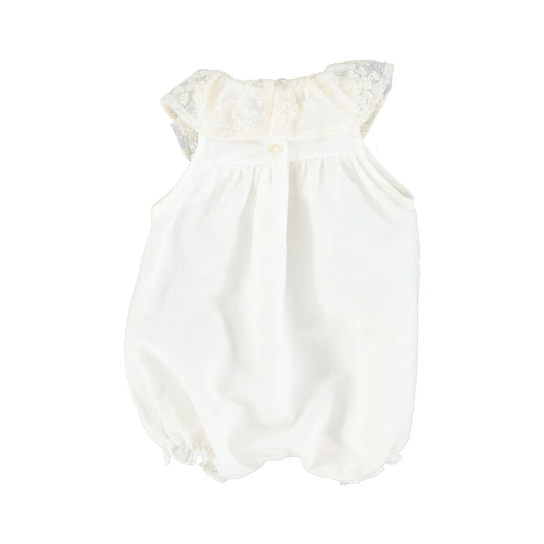 Bebe Organic Antique White Grace Romper