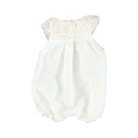 Bebe Organic Antique White Grace Romper