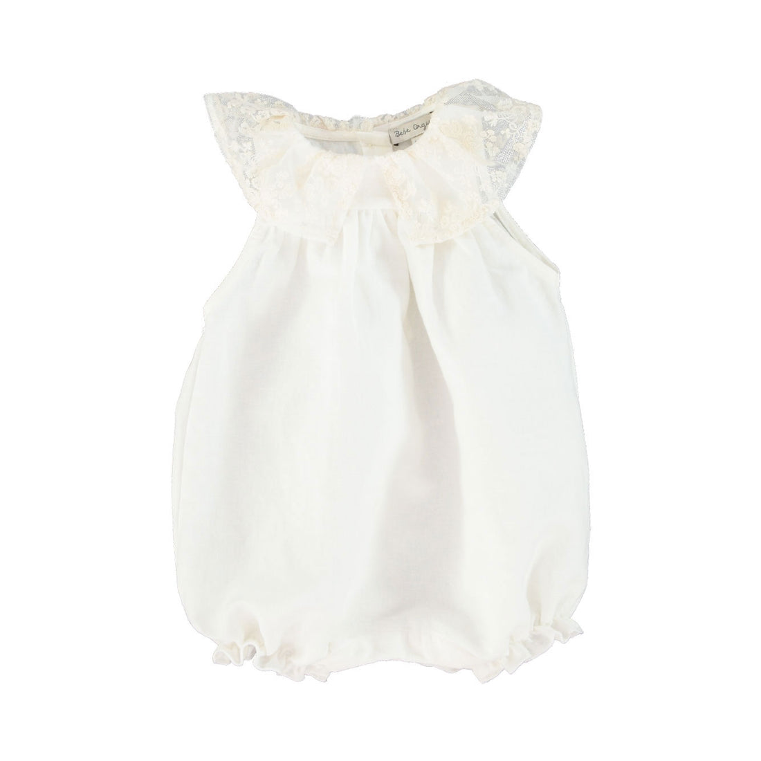 Bebe Organic Antique White Grace Romper