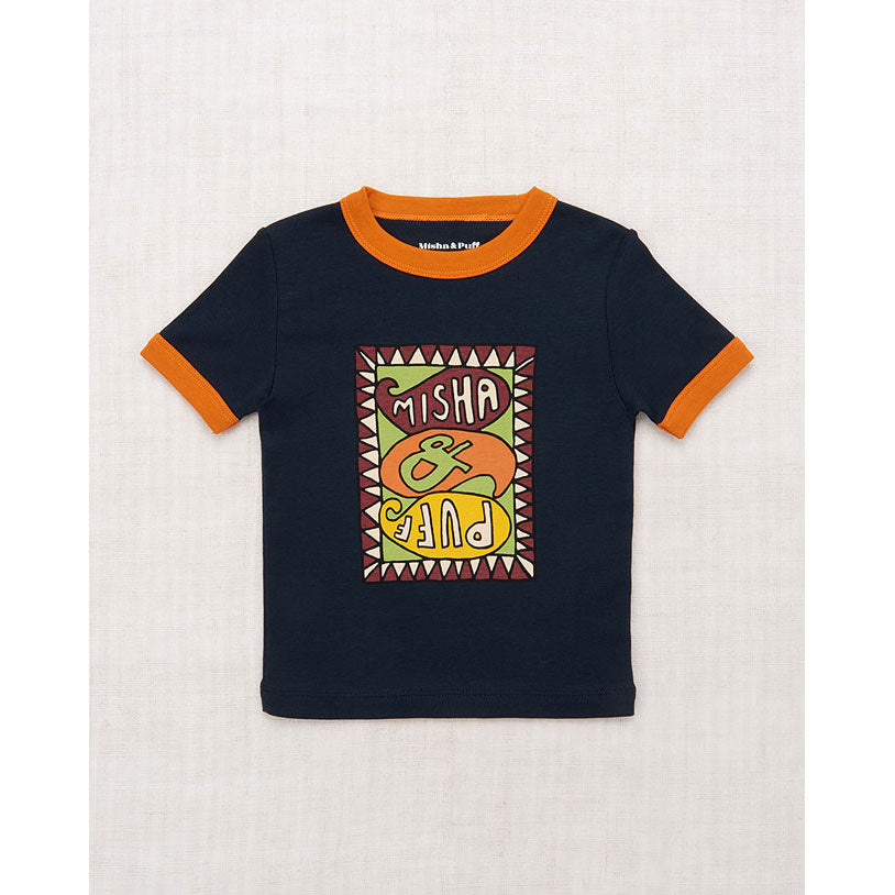 Misha and Puff  Ink Groovy Paisley Ringer Tee