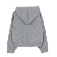 Finger in the Nose  Heather Grey Happy Hooded Sweatshirt