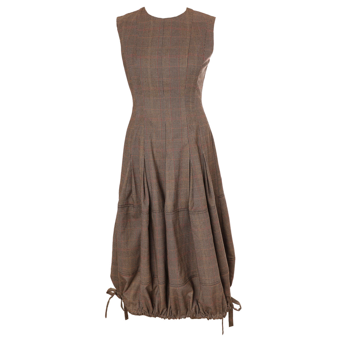 HEV Brown Plaid Bubble Jumper