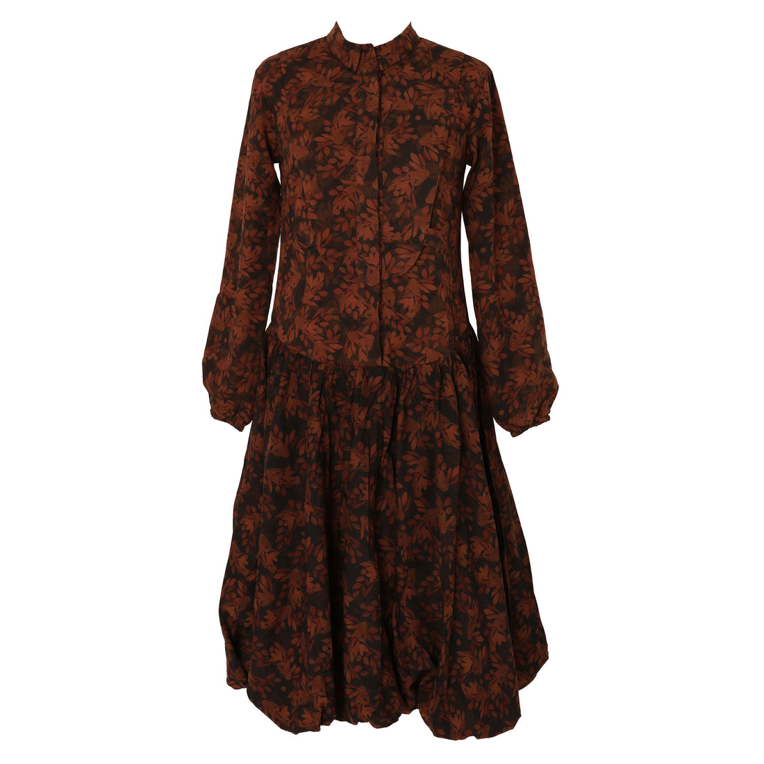 HEV Burgundy Shirt Dress