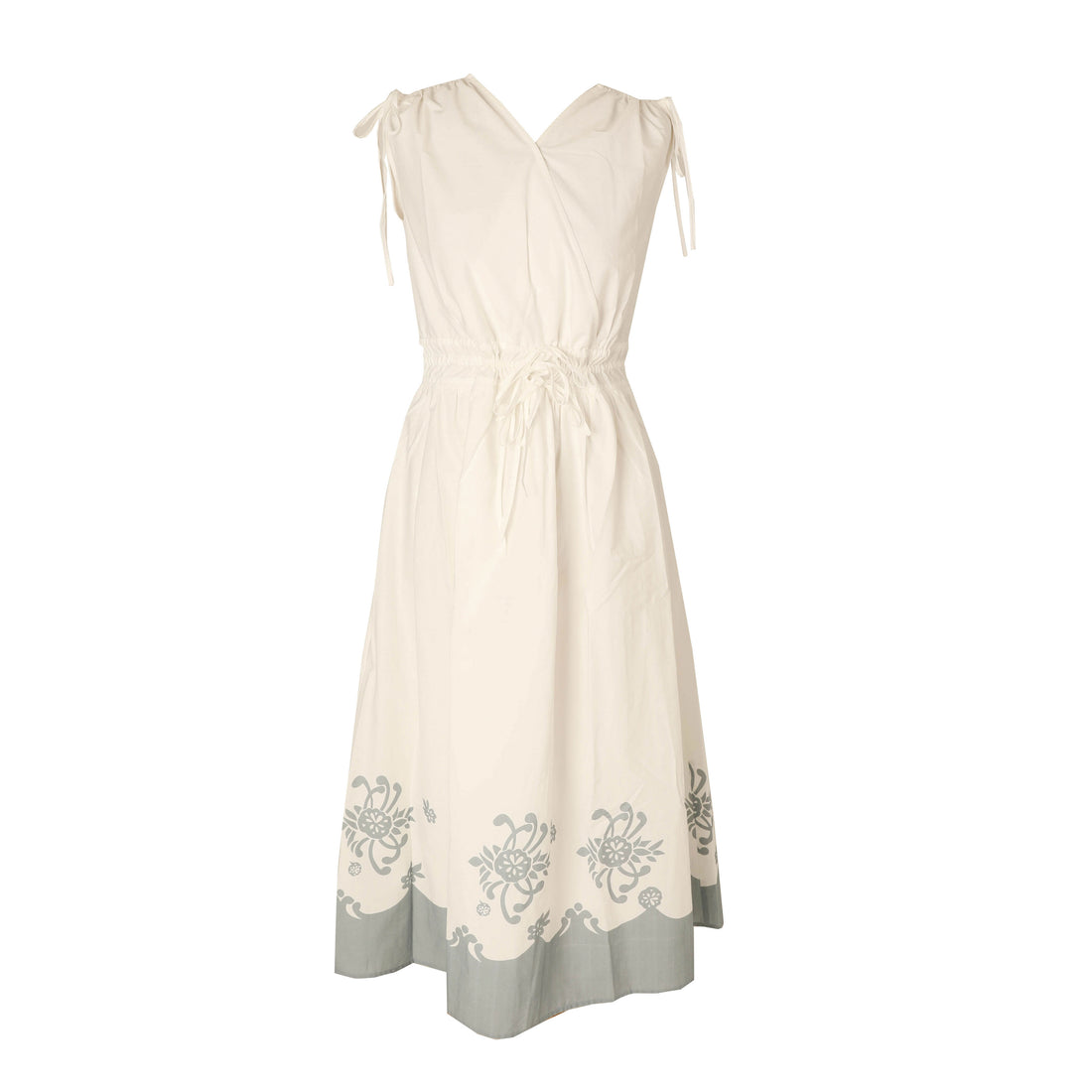 HEV Light Blue Pully Strings Dress