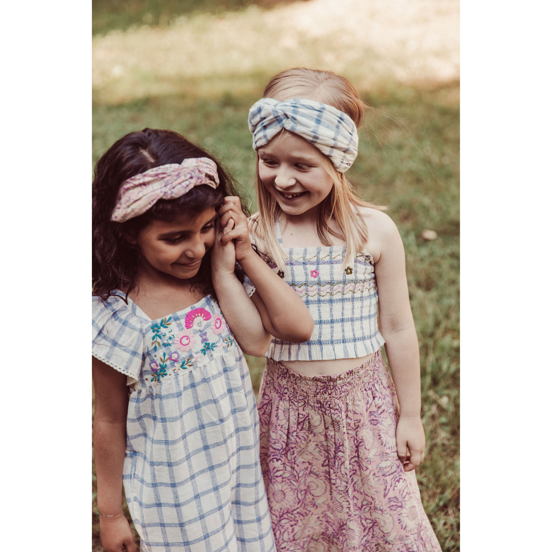 Louise Misha Pink Daisy Garden Yuriria Headband