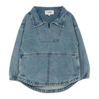 Finger in the Nose  Blue Denim Heaven Loose Shirt
