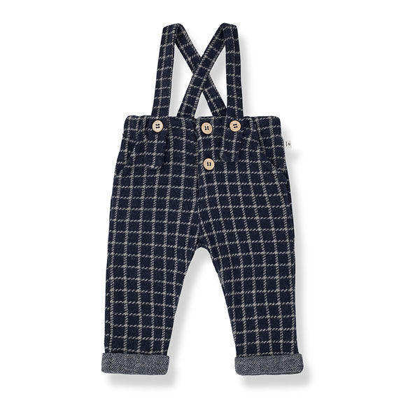 1+ in the Family Navy Hendric Suspender Pants