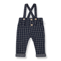 1+ in the Family Navy Hendric Suspender Pants
