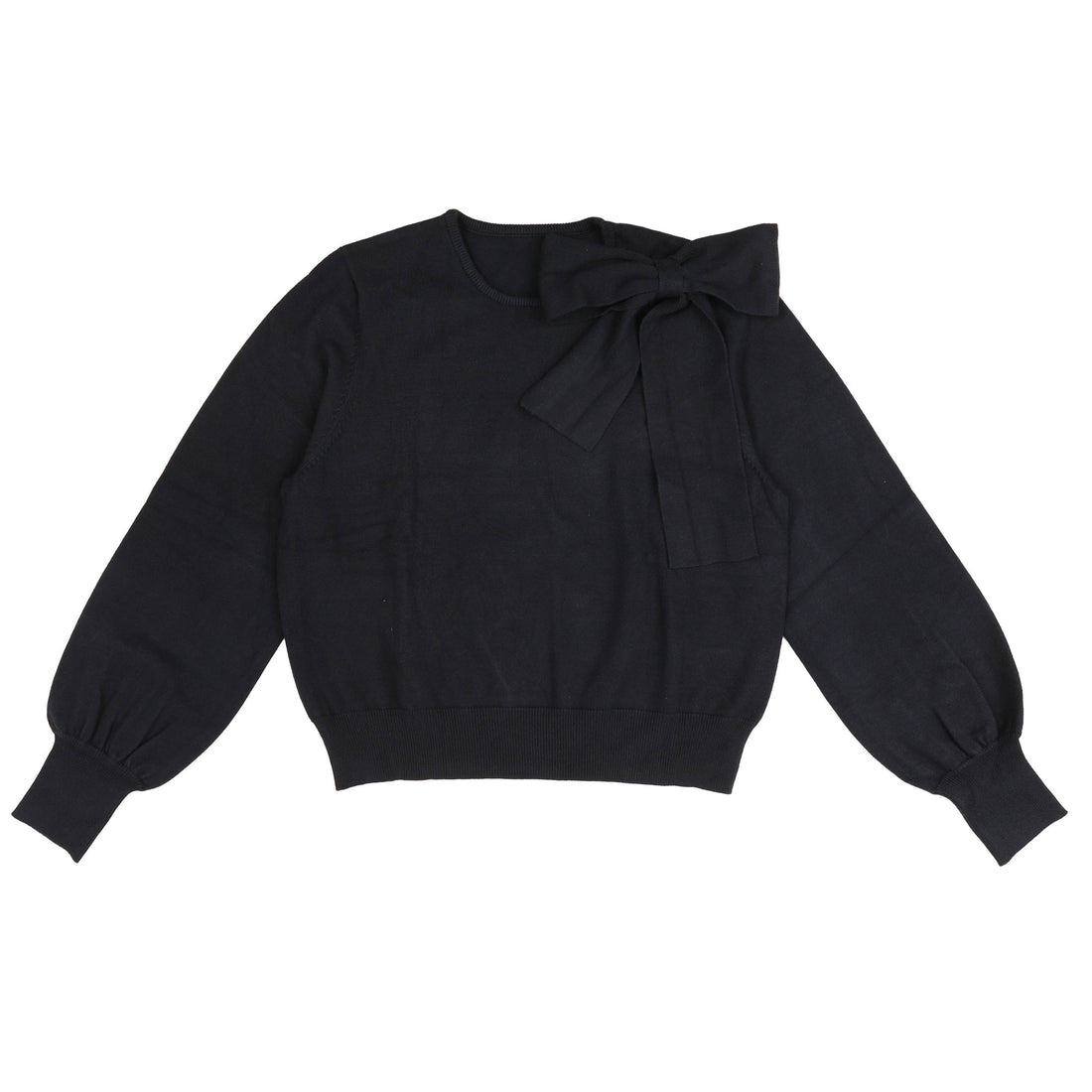 HEV Navy Knit Top