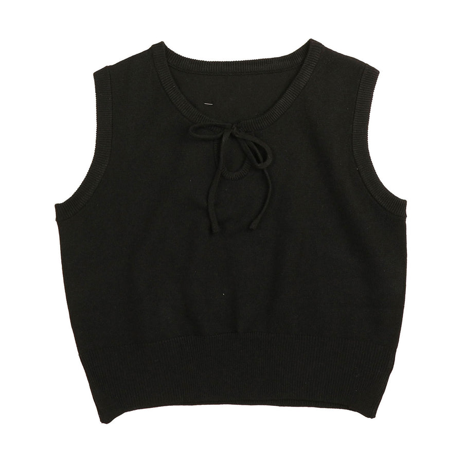HEV Black Knitted Vest