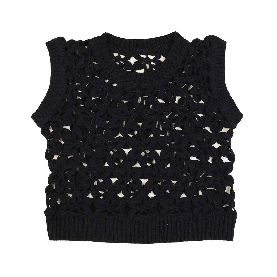 Hev Black Floral Vest