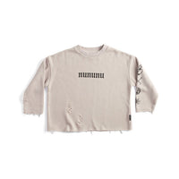 Nununu Smokey Natural Deconstructed Sweatshirt