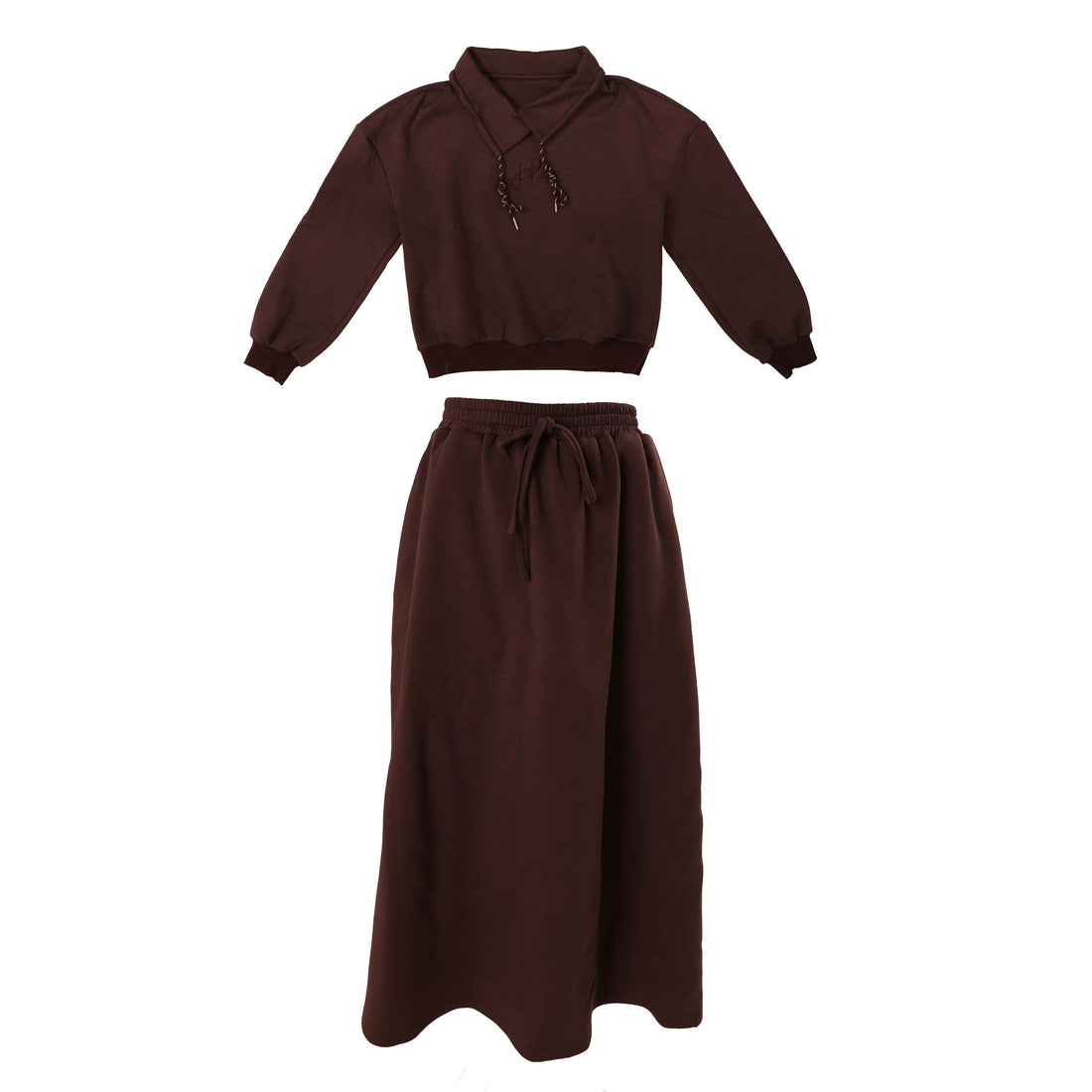 HEV Plum Midi Sweat Set