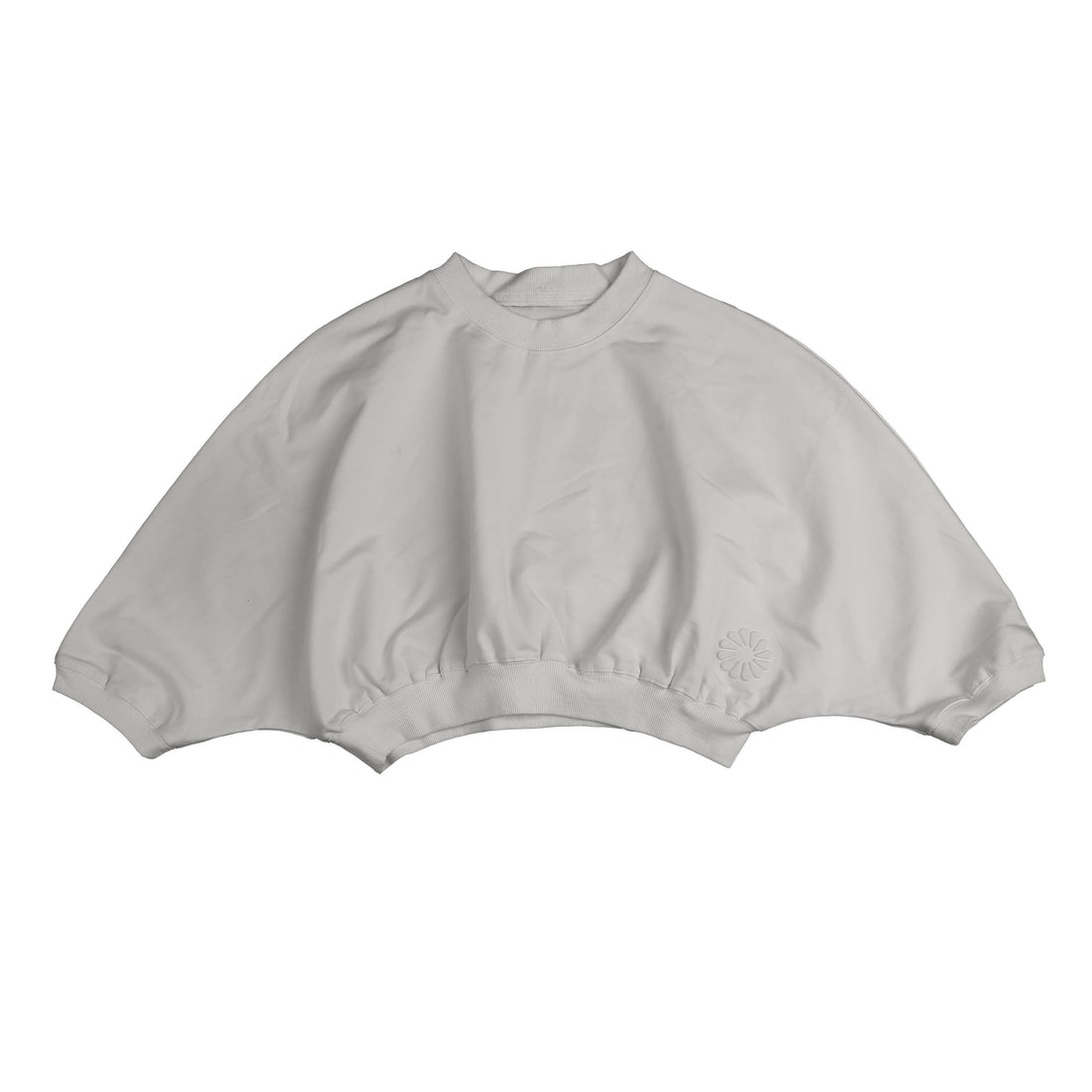 HEV Grey Cropped Jersey Shirt