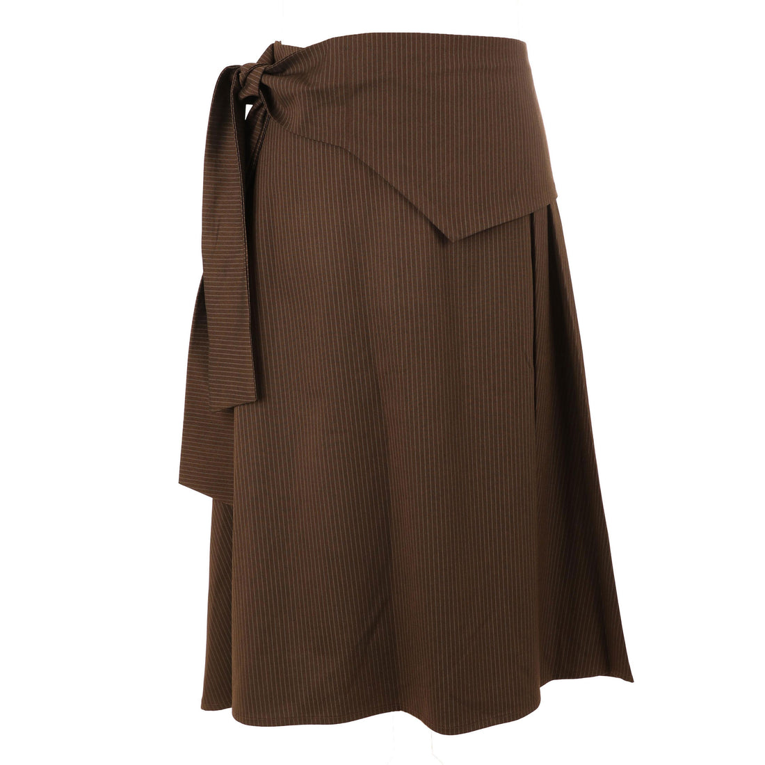 HEV Brown Pinstripe Skirt