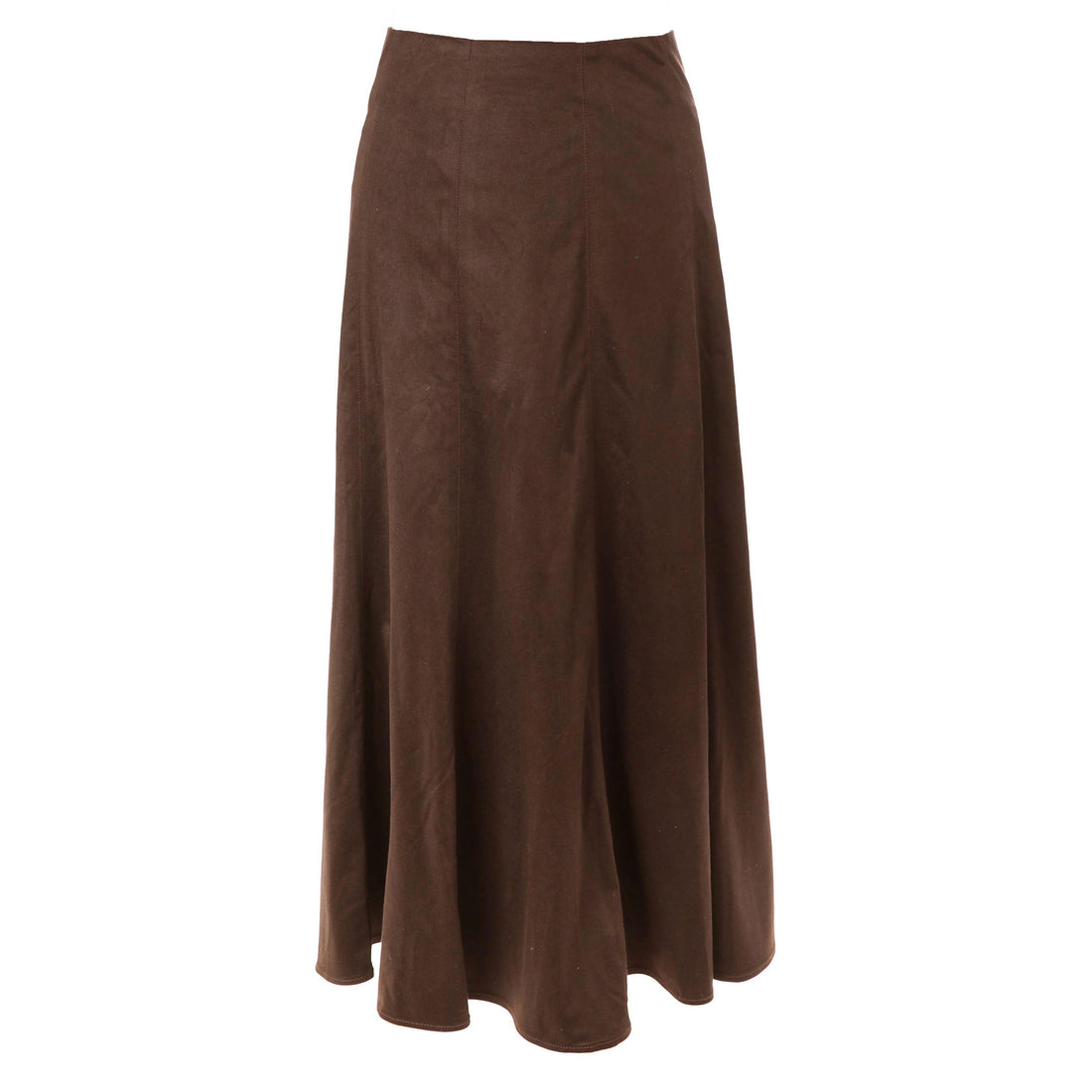 HEV Brown Paneled Skirt