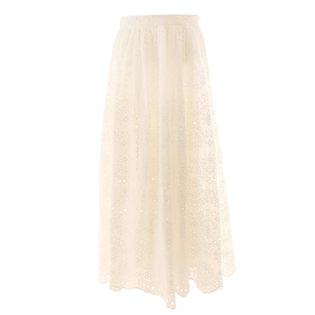 HEV White Eyelet Skirt