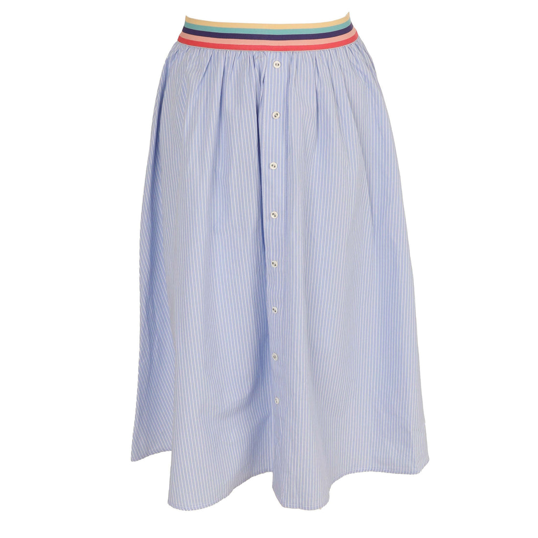 HEV Light Blue Stripe Elastic Skirt