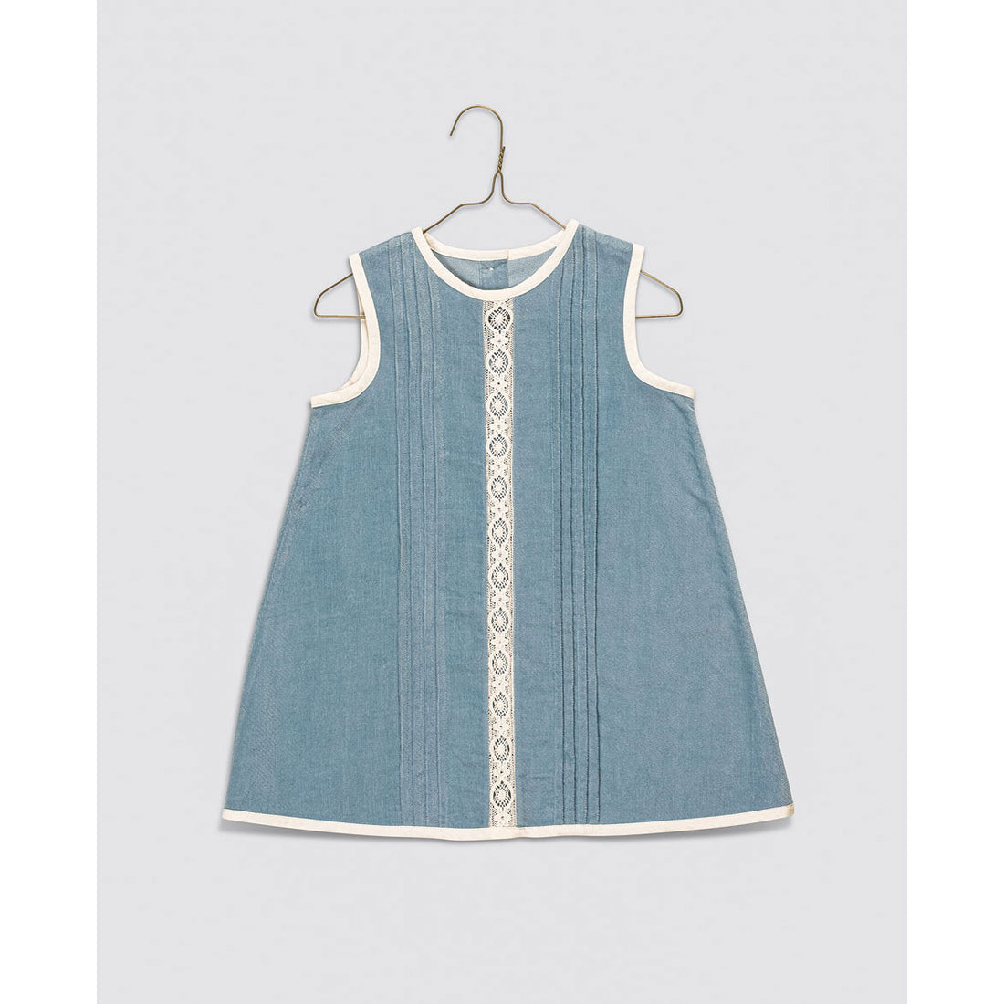 Little Cotton Clothes Eggshell Velvet Hannah Dress