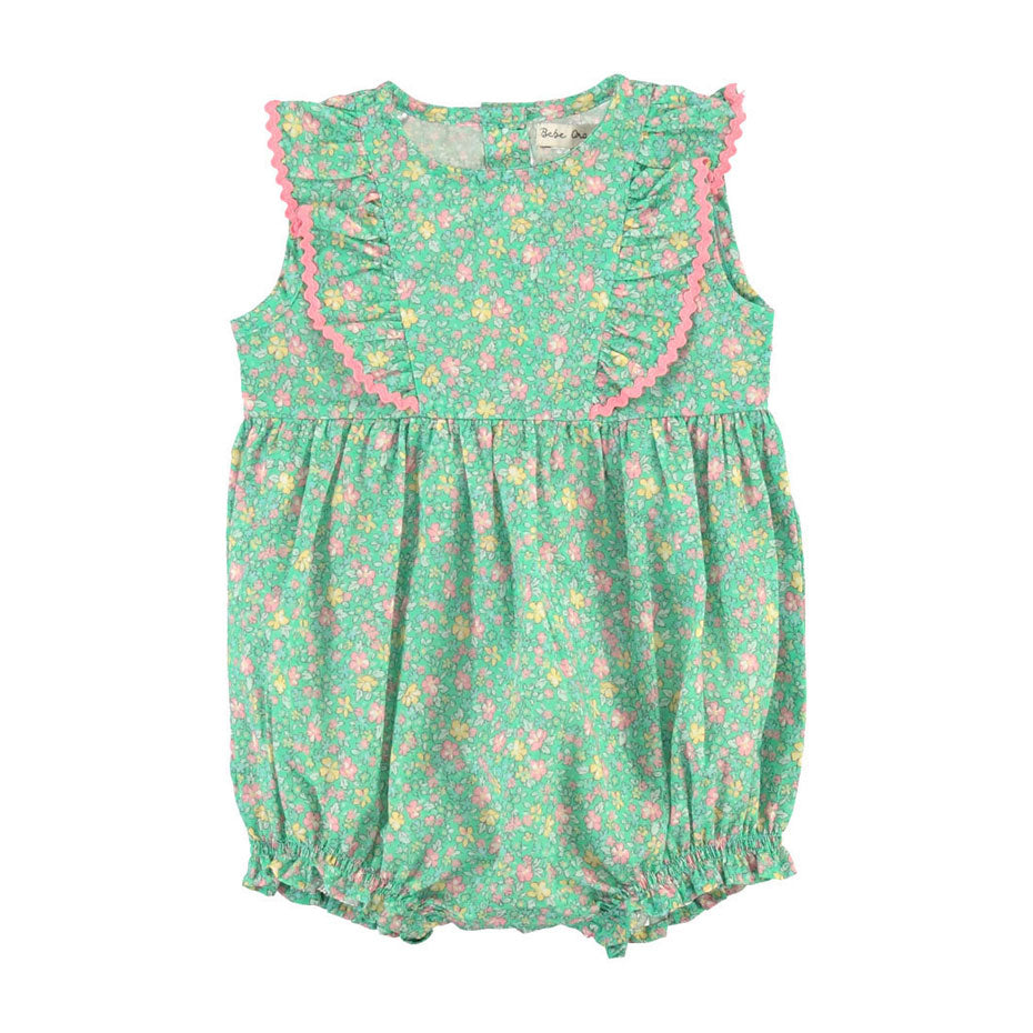Bebe Organic Blooming Field Hazel Romper