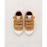 Misha and Puff  Rose Gold Groovy Paisley High Top Velcro Sneaker