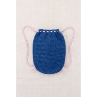 Misha and Puff Blue Ribbon Horse Drawstring Bag