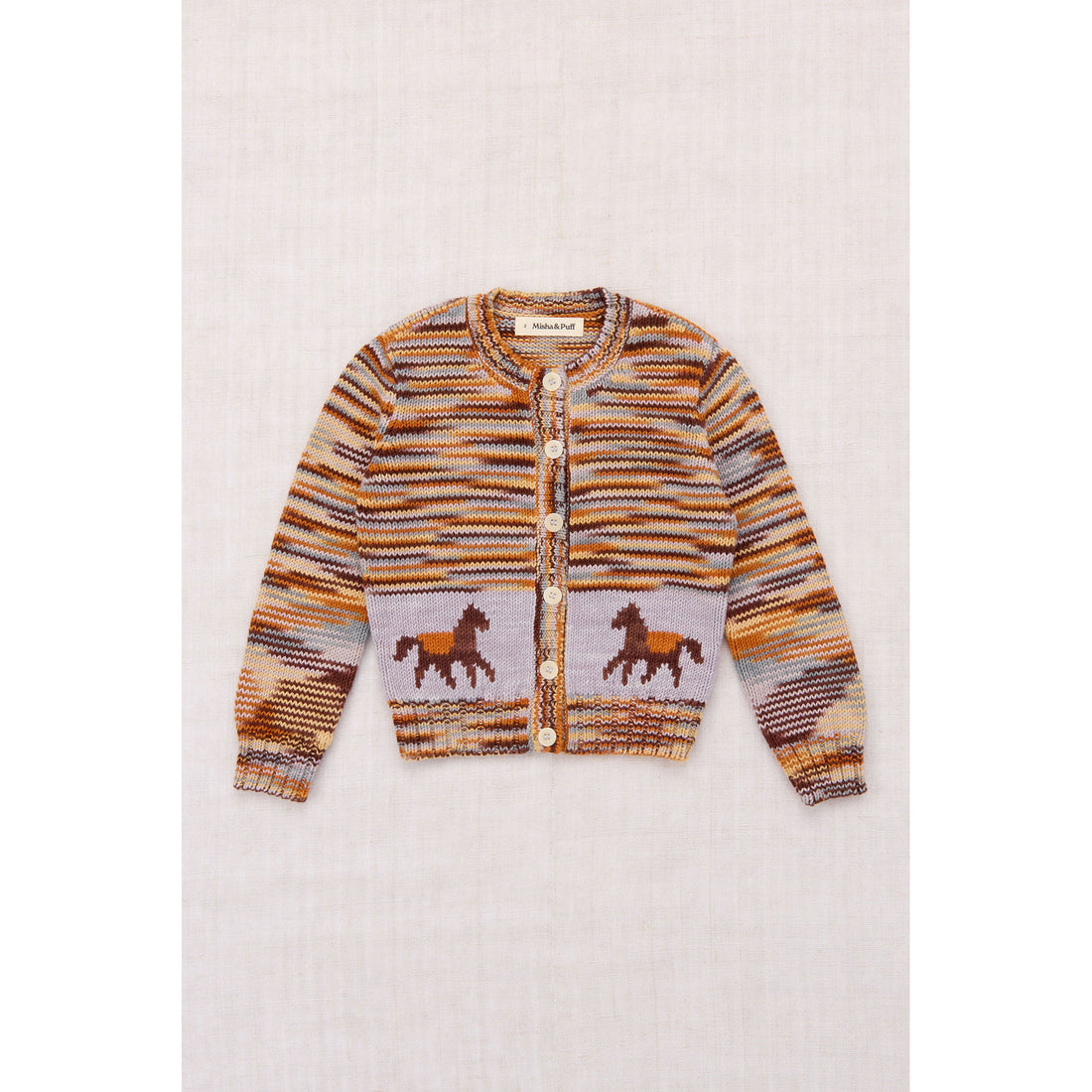Misha and Puff Viola Space Dye Horse Trot Cardigan