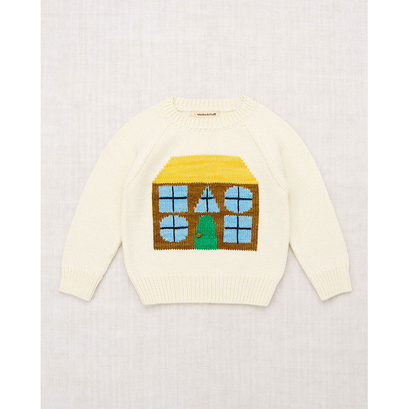 Misha and Puff Winter Cream House Sweater