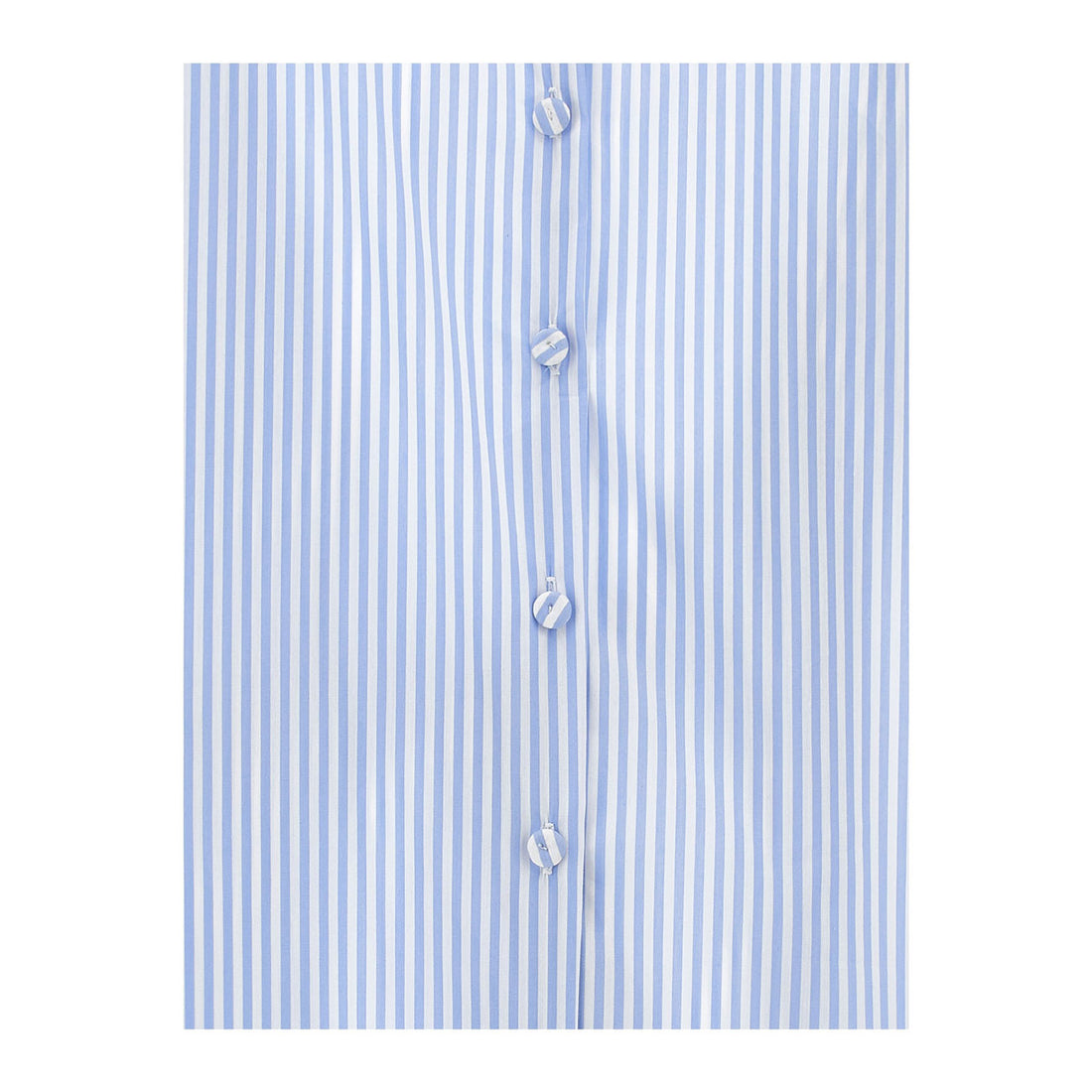 Philosophy White/Blue Poplin Shirt Dress