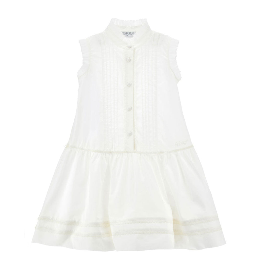 Philosophy White Sleeveless Dress