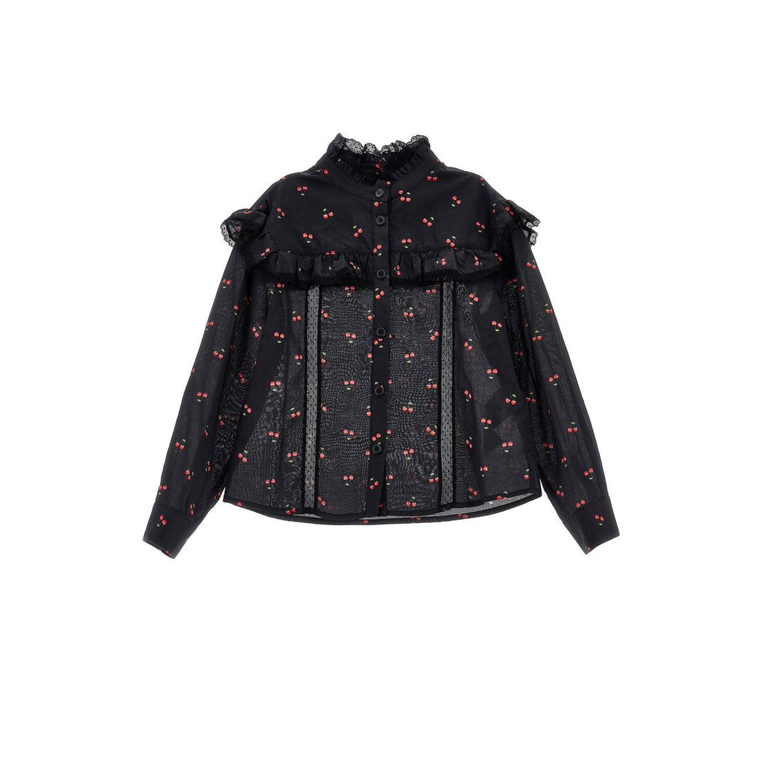 Philosophy Black/Red Cherry Blouse