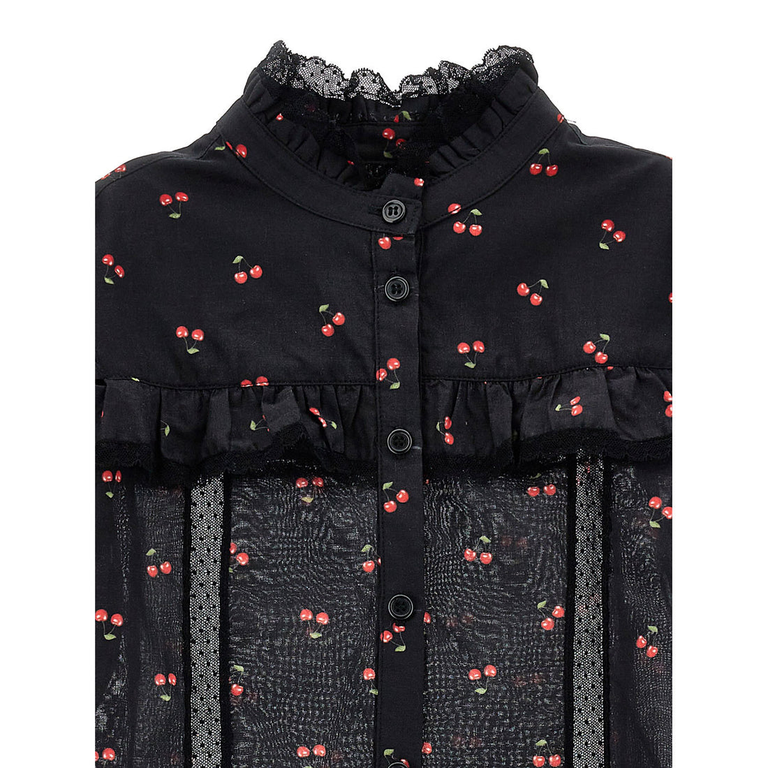 Philosophy Black/Red Cherry Blouse
