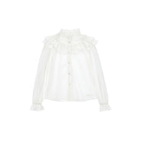 Philosophy White Ruffles  Blouse